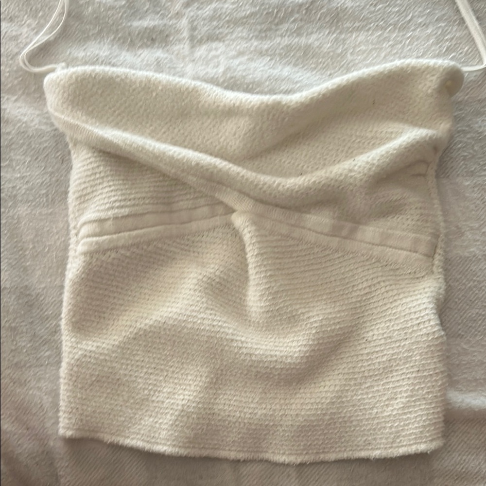 American Eagle Outfitters Cream Tank Top